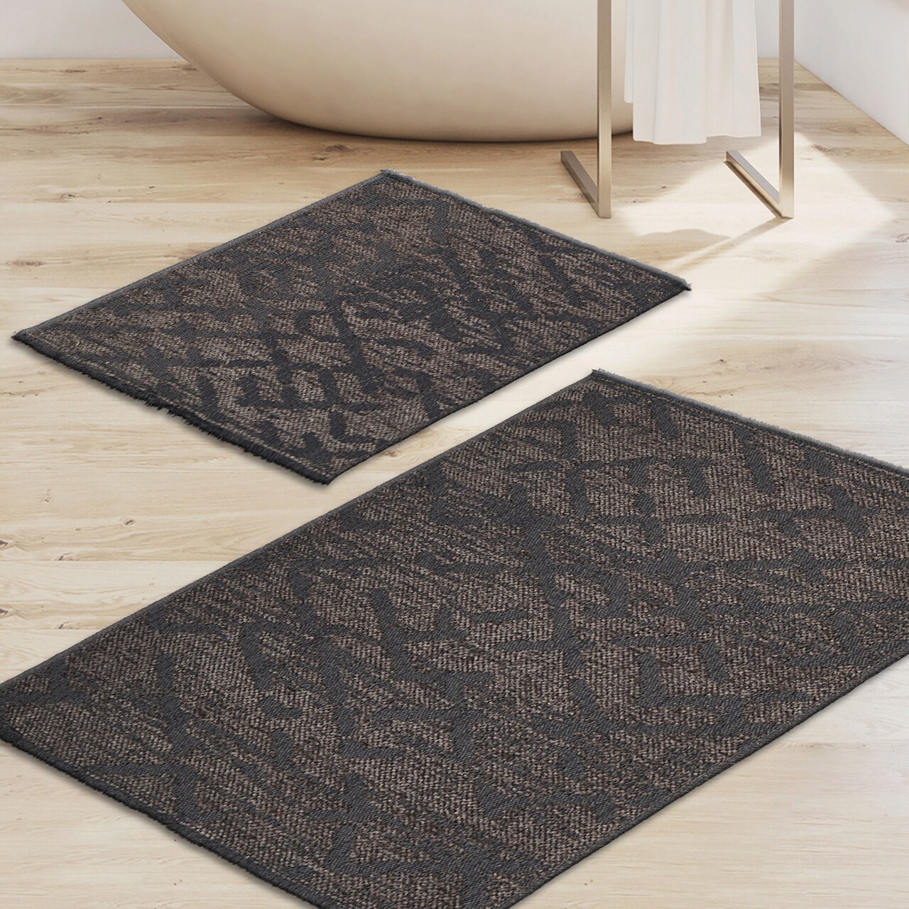 Set covorase de baie, L'essentiel Maison, So10014, Gri - imagine 5